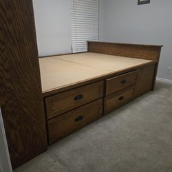 Bedframe With Storage Built In