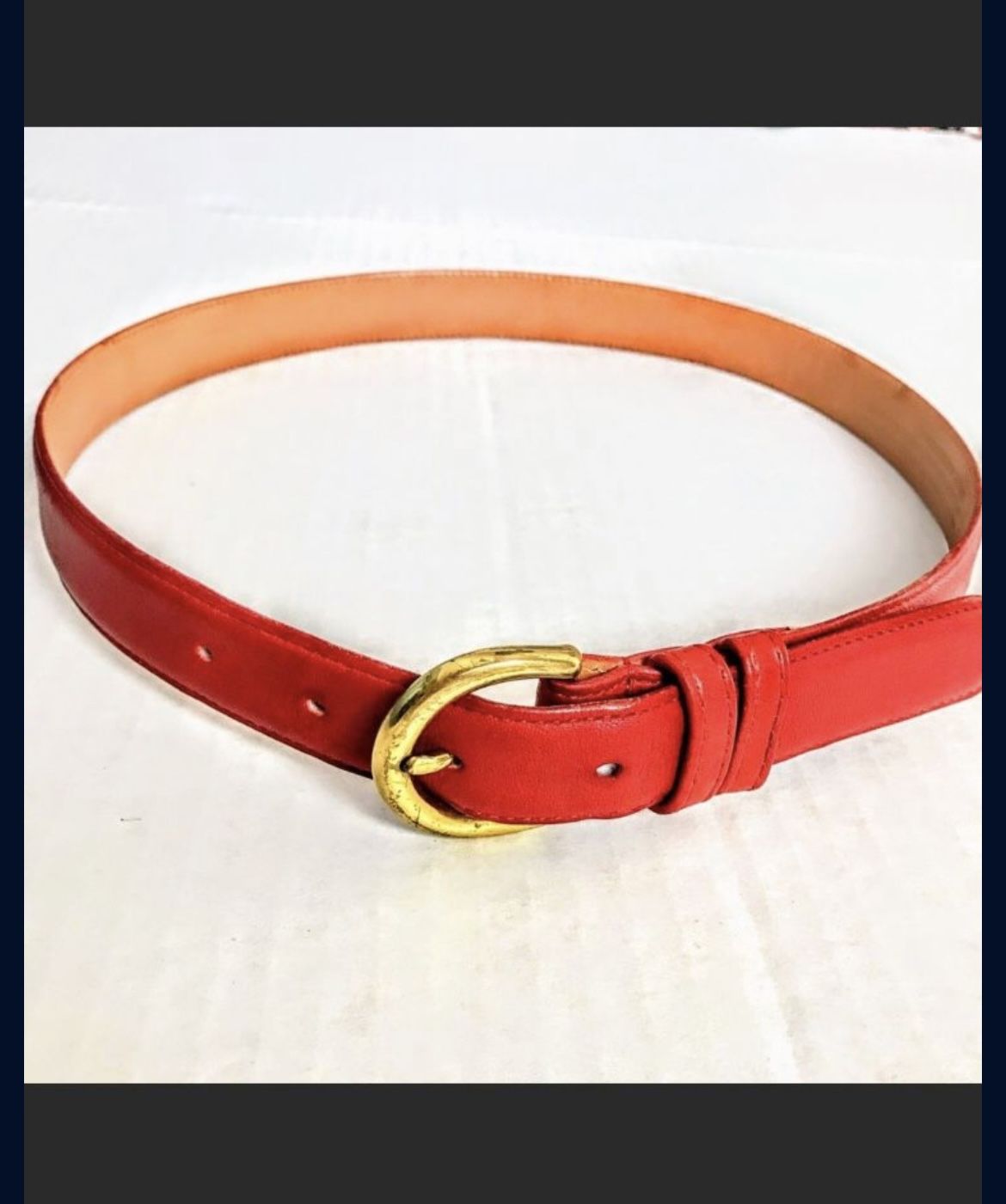 Coach Leather Belt