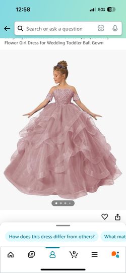 Rose Gold Girl Dress With Tag Size 14