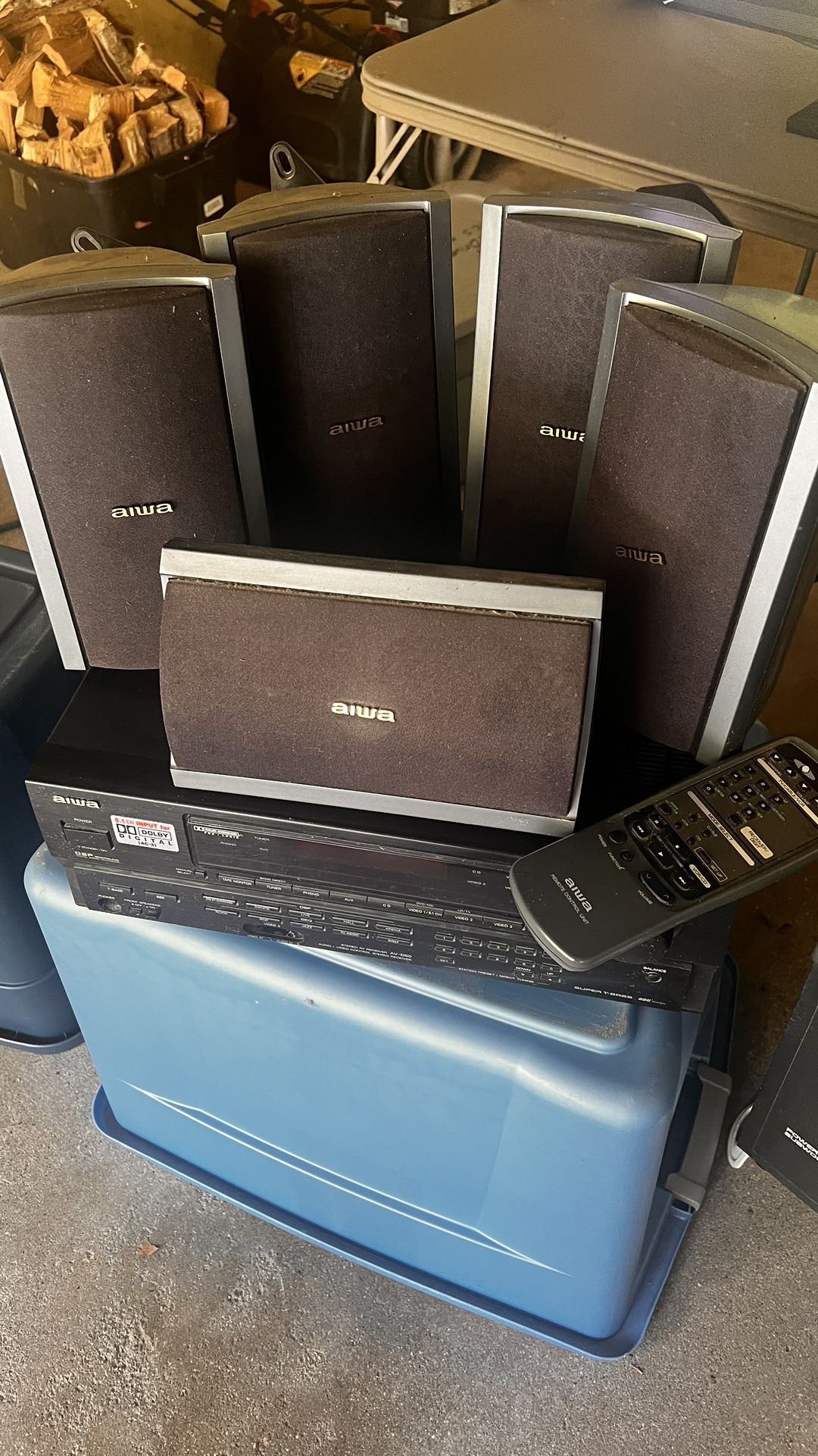 Audio Stereo Receiver - 6 Speaker System