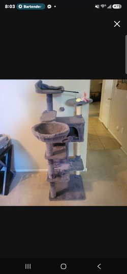 Large Multi-Level Cat Tree Tower