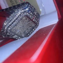 Cartier de-santos Iced Out