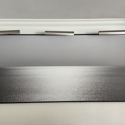 Ocean Art With Three Lamps Above 