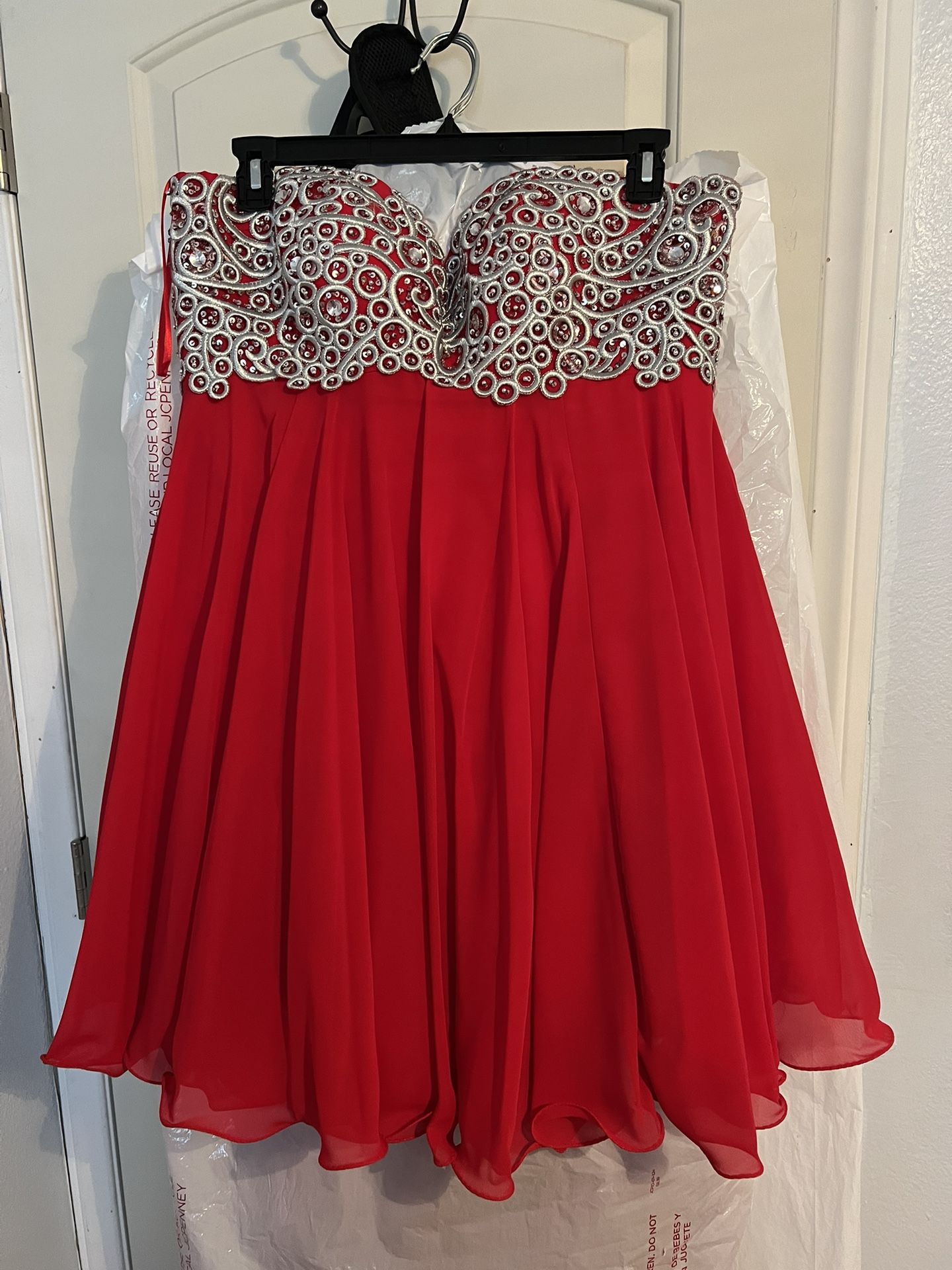 red party dress