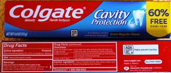 NEW Colgate Cavity Protection Fluoride Toothpaste 4 oz