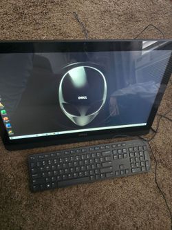 24" touch screen dell all in one in new condition