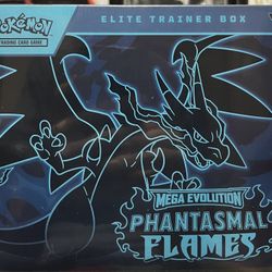 Pokemon TCG Mega Evolution Phantasmal Flames Elite Trainer Box ETB