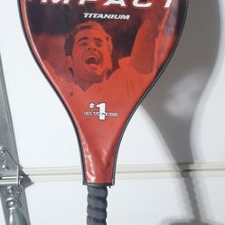 Wilson Tennis Racket Impact Titanium L3   4 3/8 Power Bridge Soft Shock w/ Cover