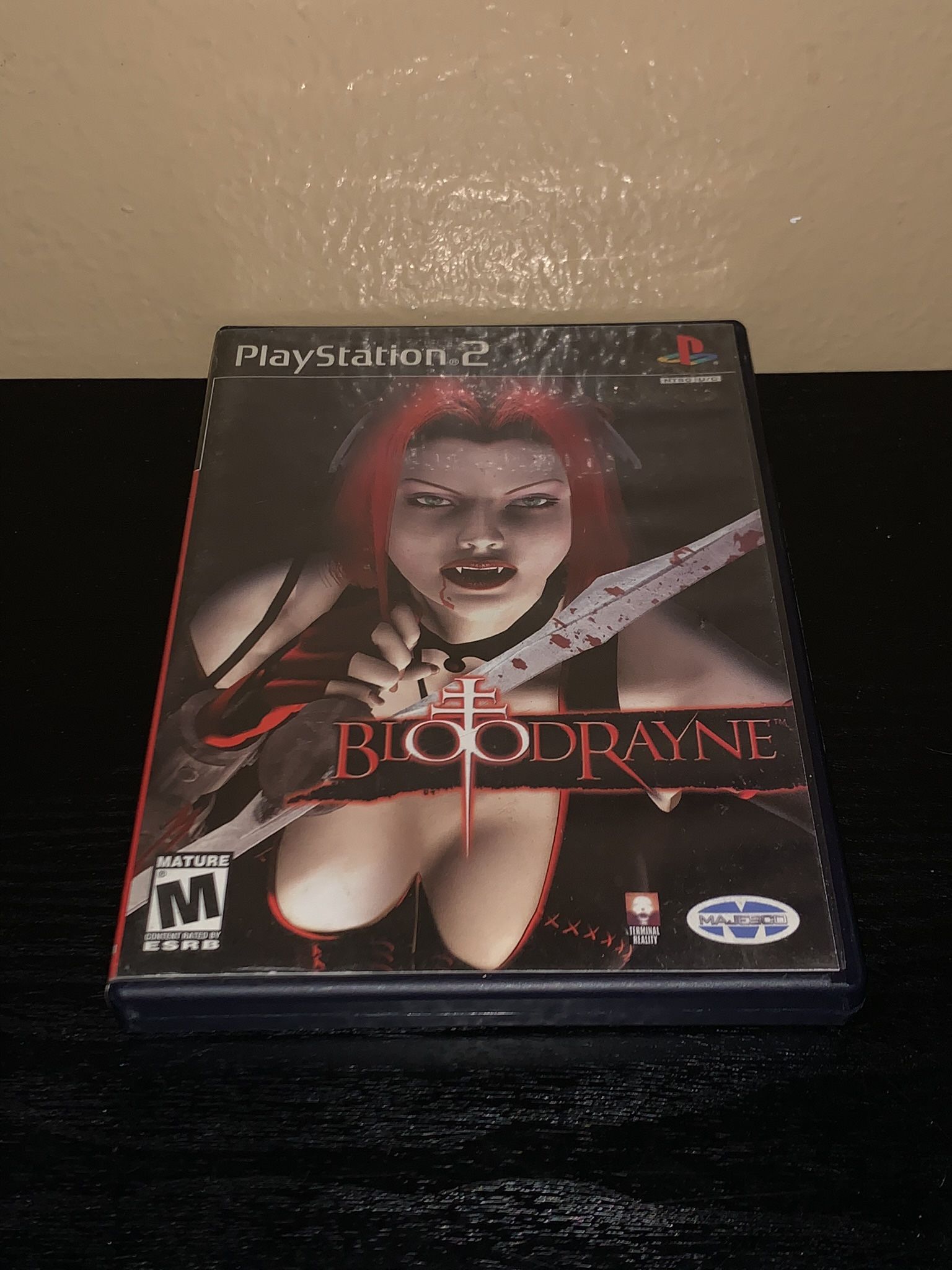 (Rare) PlayStation 2 3 Video Game 🎮 Bloodrayne Horror Goth Emo Game Vampire