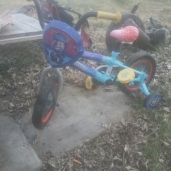 kids bike with training wheels 