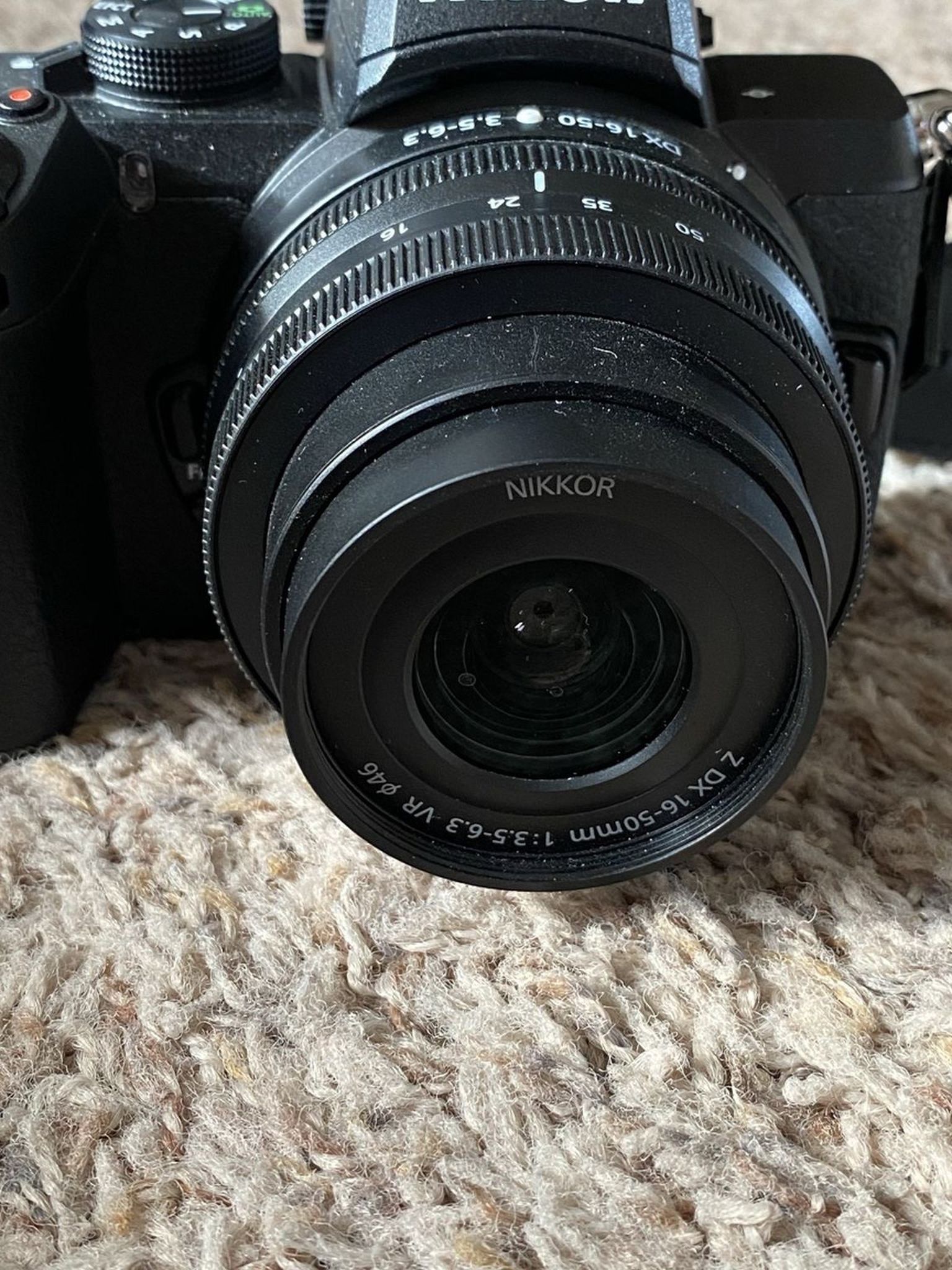 Nikon Z50 Mirrorless 4K video camera with Nikkor Z DX 16-50 mm f/3.5-6.3 VR Lens