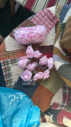 Decorative rose lights