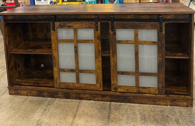Bellarosa 60” Wooden TV Console With Shelves Available In Different Colors
