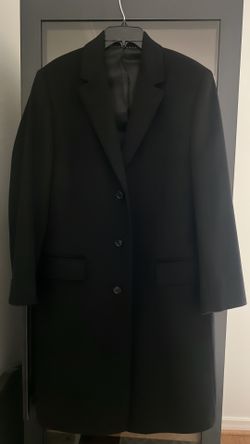 Men’s Hugo Boss Black Wool & Cashmere Dress Coat (Size: M/L)!!