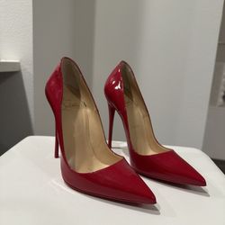 Christian Louboutin Red Heels Size 5.5 US 