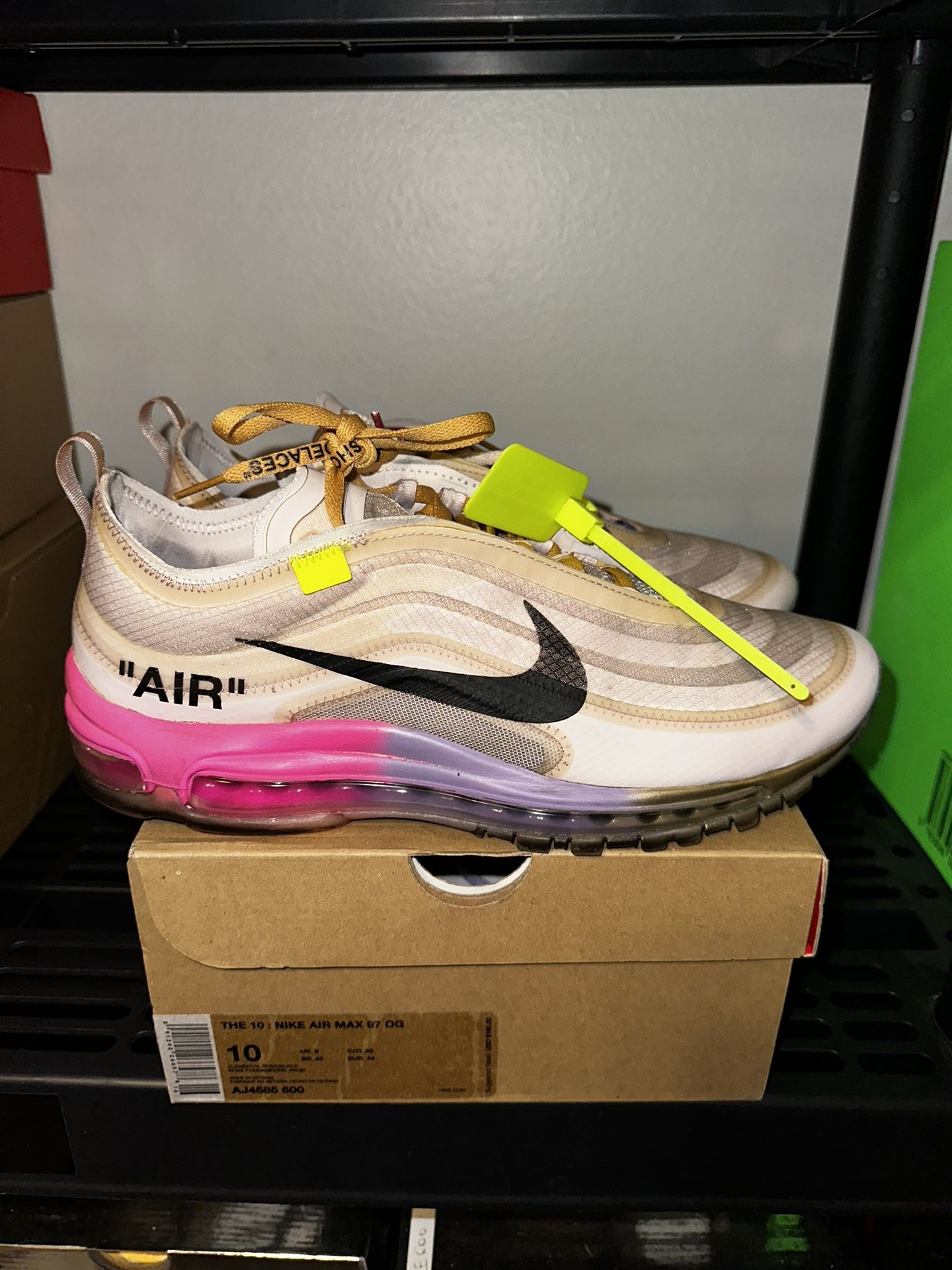 NIKE OFF WHITE AIR MAX 97 SERENA WILLIAMS for Sale in Lincoln Acres, CA -  OfferUp