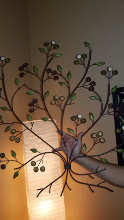 Metal Branch Wall Decoration