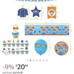 BLIPPI PARTY DECORATION 