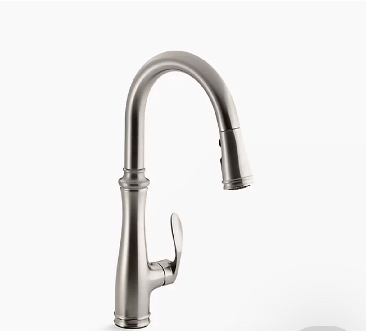 Kohler Bellera Pull-Down Sink Kitchen Faucet +Spray K-560-VS Stainless