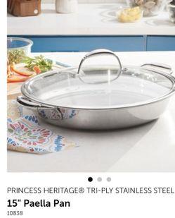 Princess House 15 Inches Paella Triply