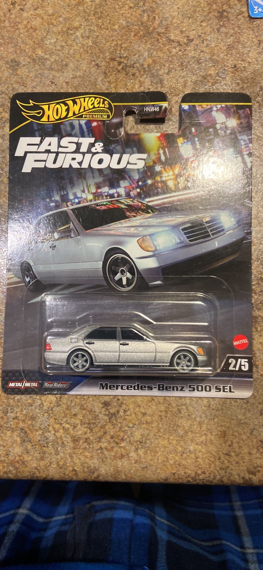 HOT WHEELS PREMIUM MERCEDES BENZ 500 SEL FAST AND FURIOUS TOKYO CAR CULTURE