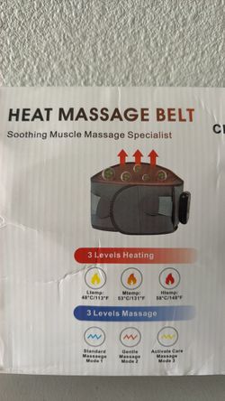 Brand new heated back massager waist belt