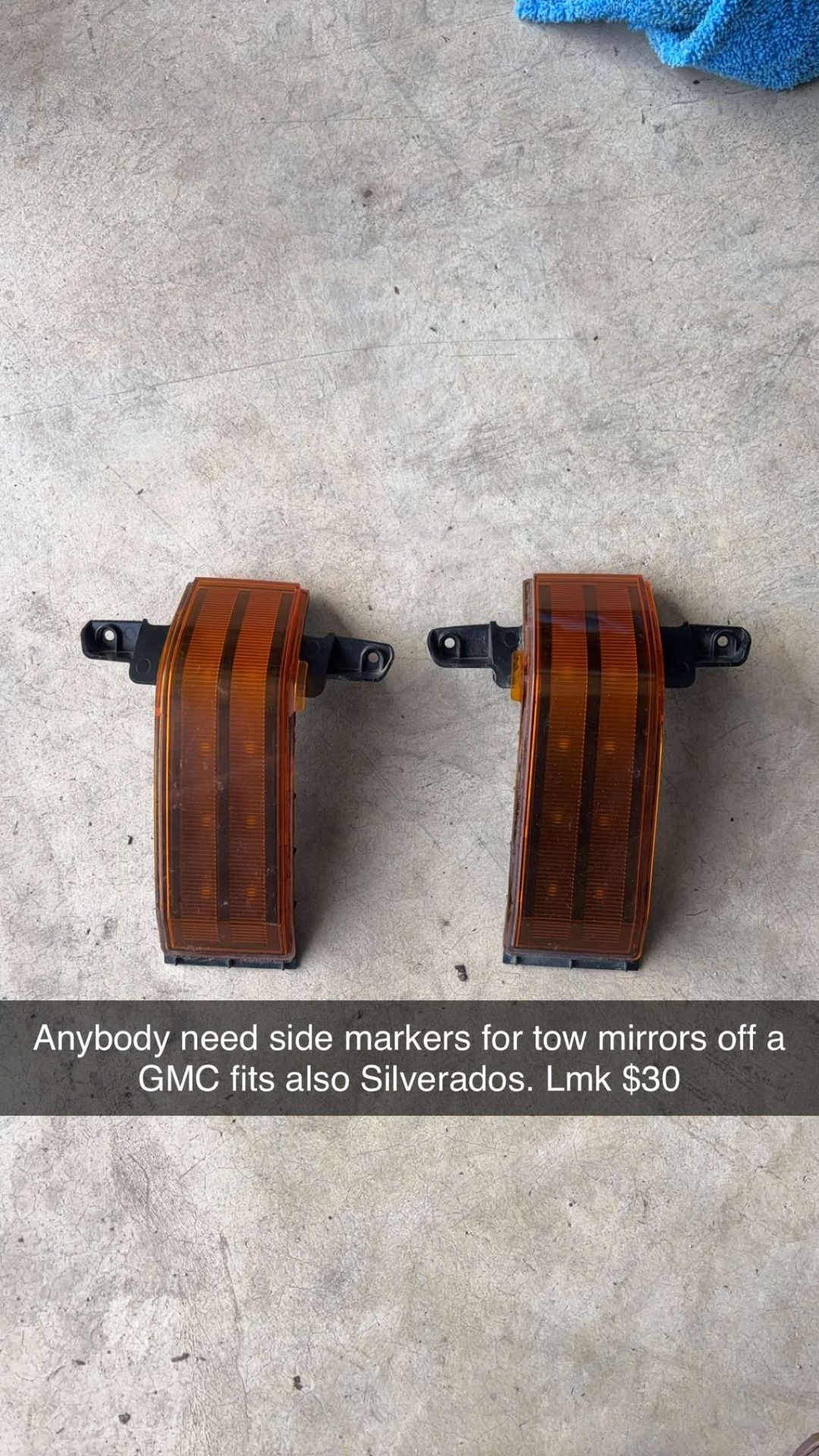Side Markers For Tow Mirrors
