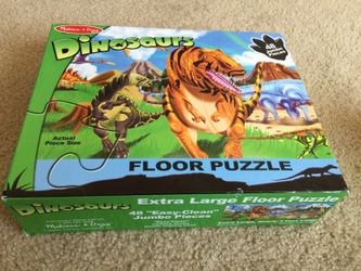 Jumbo dinosaur puzzle