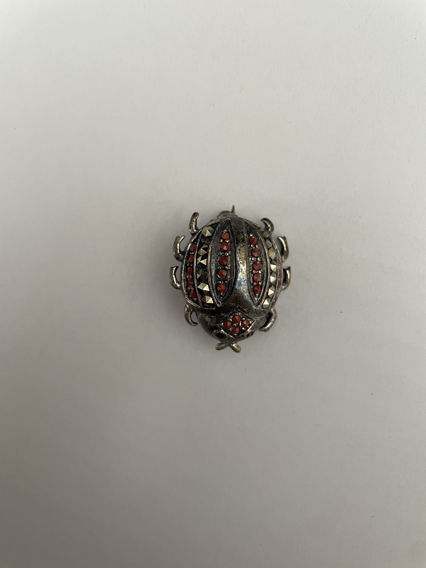 Silver Bug Brooch