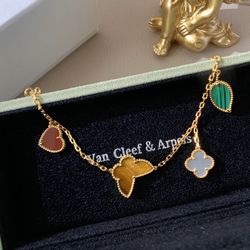 👑Van Cleef &Arpels four-leaf clover five-flower bracelet