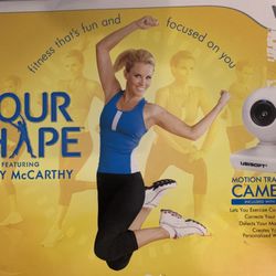 JENNY McCarthy YOUR SHAPE Game + Motion Camera (Nintendo Wii + Wii U)