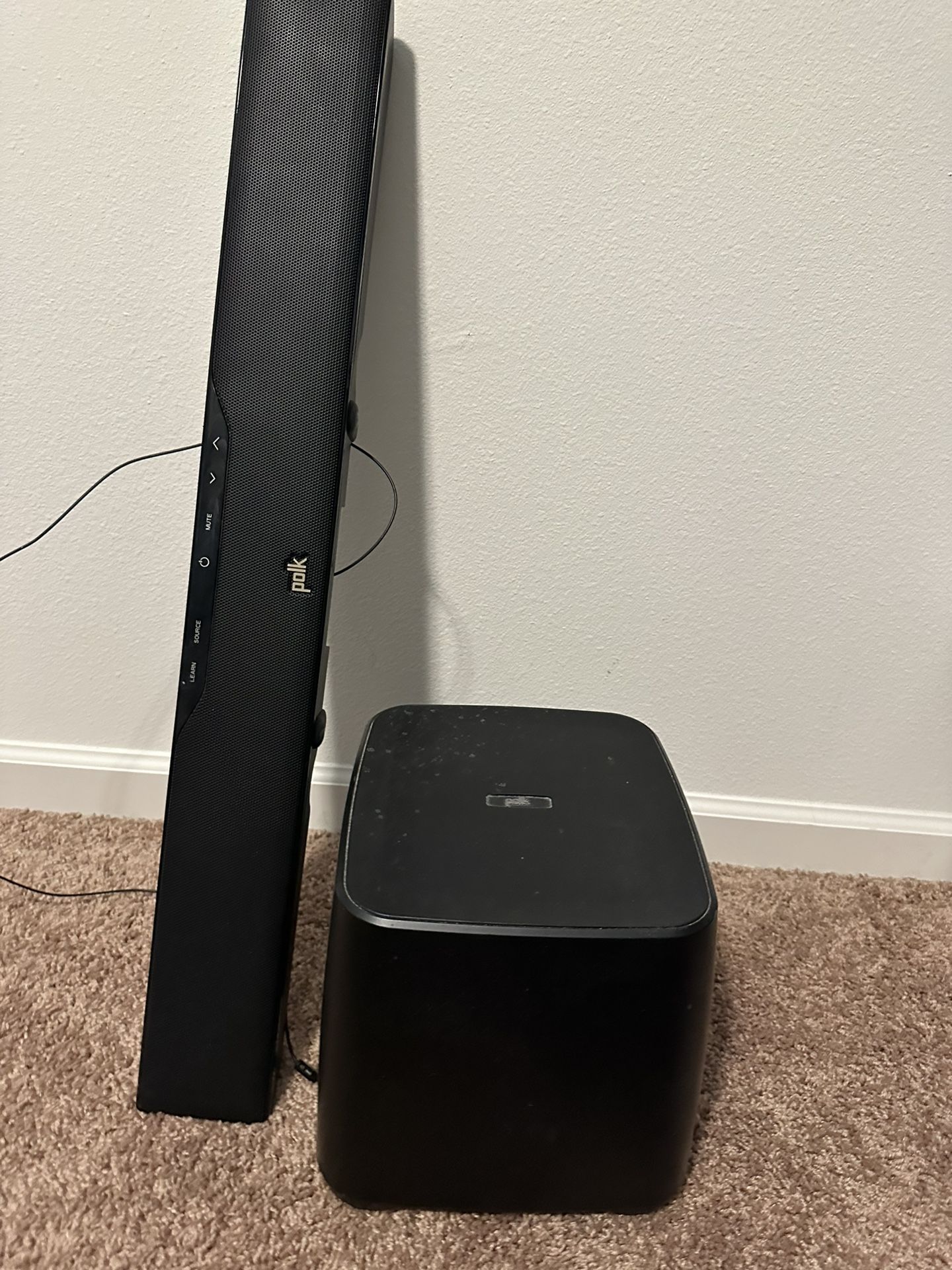 Soundbar And Subwoofer 