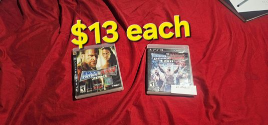 Sony PlayStation 3 ps3 wwe games $13 each