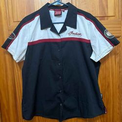 Indian Motorcycle Women's Button Down Shirt