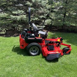 Gravely Commercial Zero Turn Lawn Mower With A 60 Inch Deck And 24 Kawasaki Engine