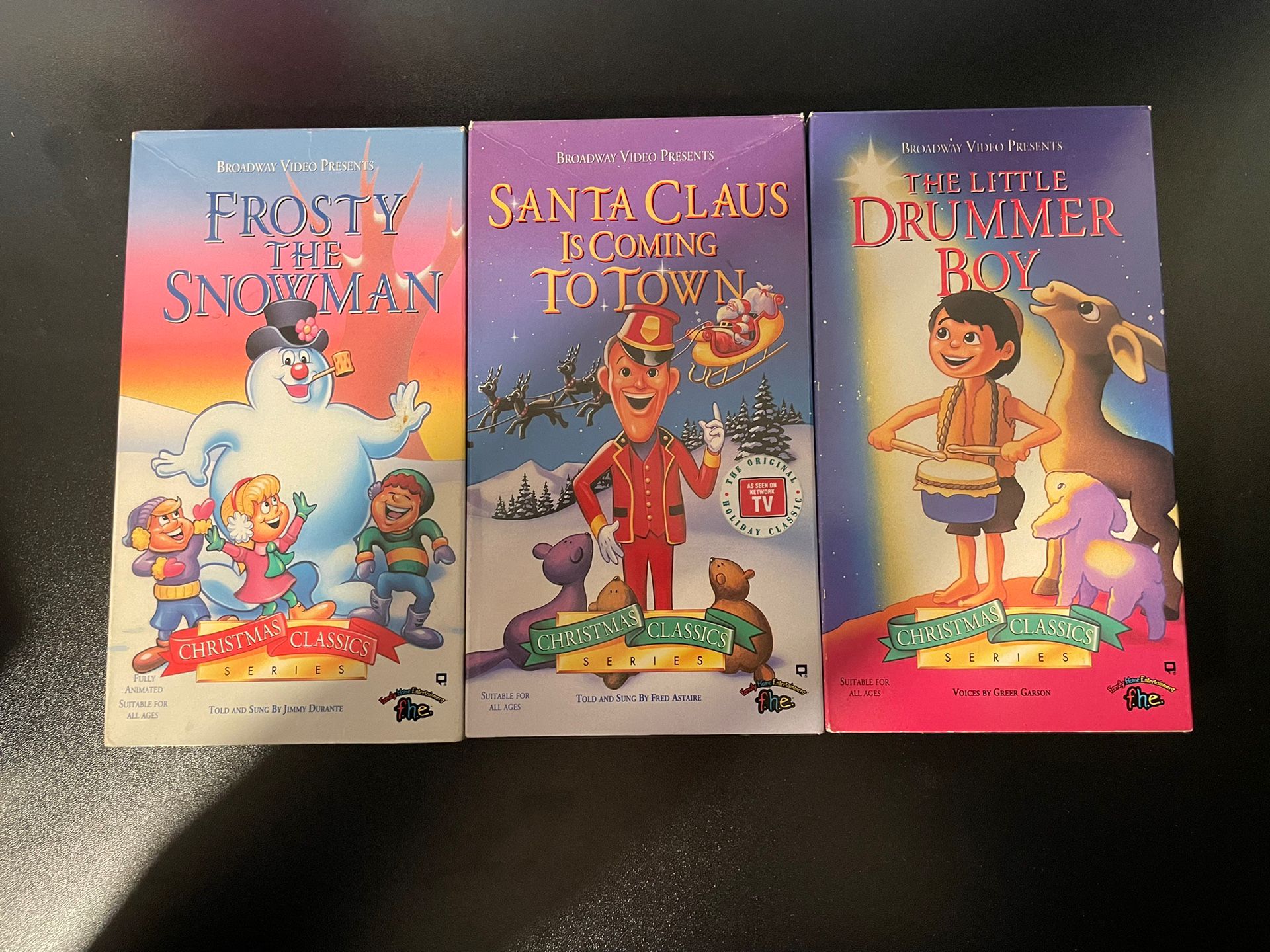 Vintage Christmas Cartoon Videos VHS Frosty The Snowman