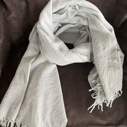 Stockholm Atelier & Other Stories Fringed Wool Wrap Scarf