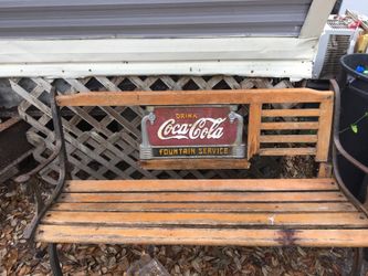 Coca-Cola Bench Needs TLC