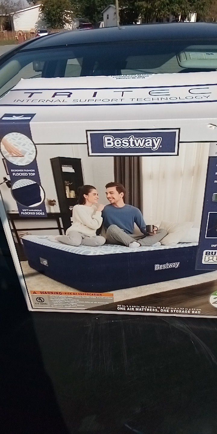 Brand new bestway blow up mattress