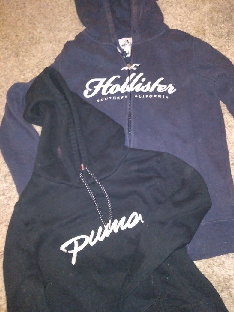 Hollister/puma Hoodie Bundle Size Medium