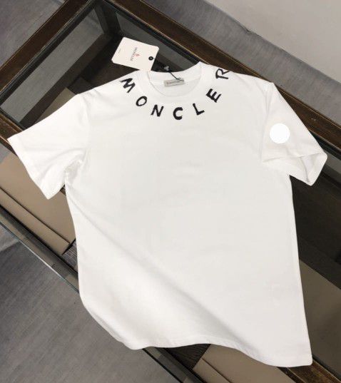 Moncler White T shirt All Sizes (XL OUT OF STOCK)