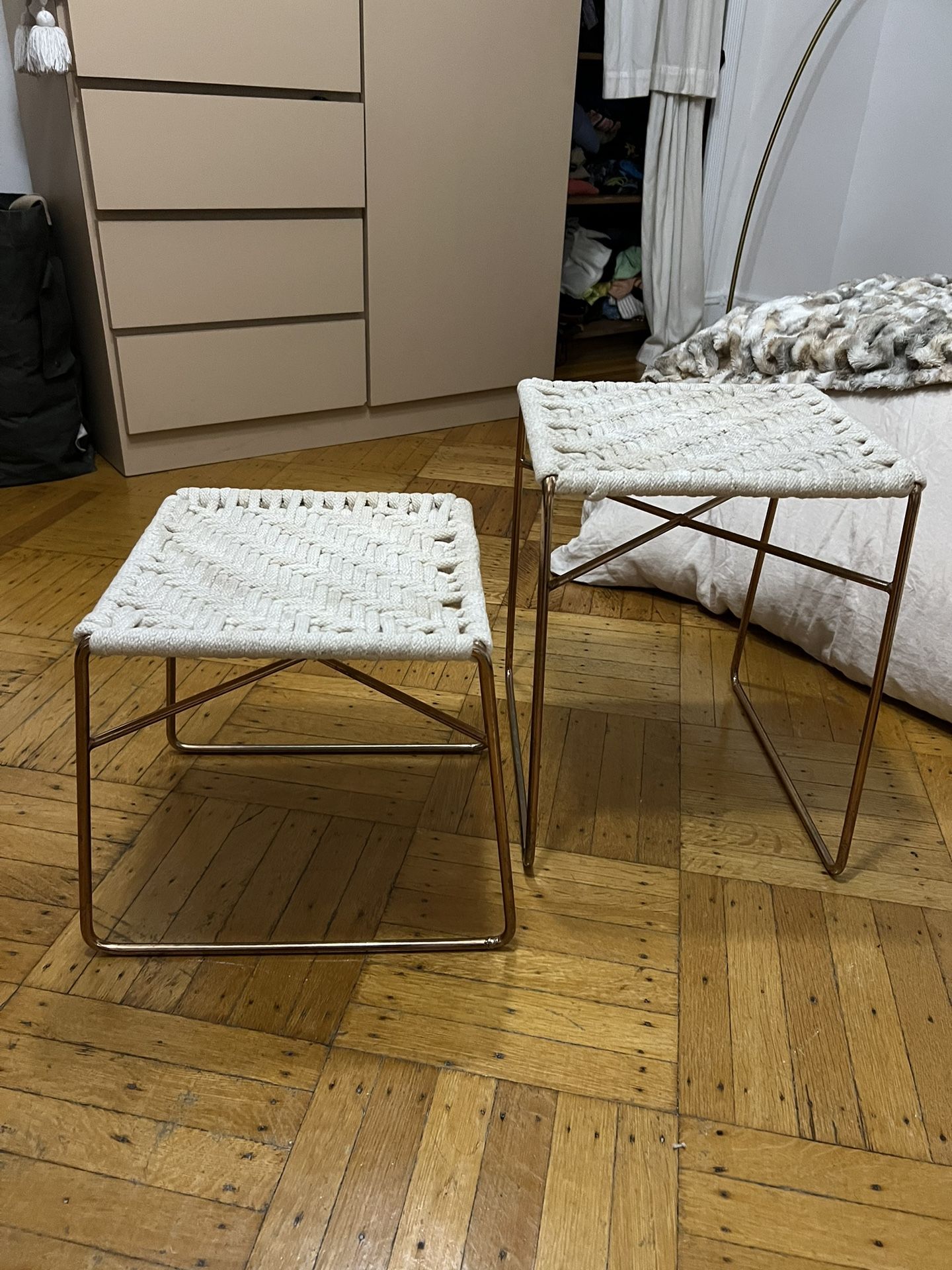 Two matching side tables / Coffee Tables