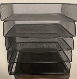 5 Individual Paper Trays that are Stackable