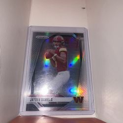 Jayden Daniel’s Silver Holo PRIZM Rookie Card