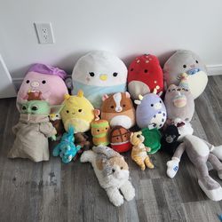 Stuffed Animal And Squishmallows