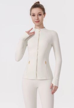Cream Lululemon Define Jacket