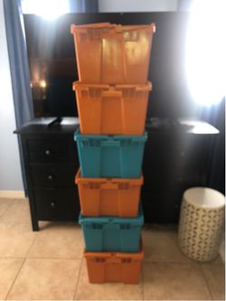 Storage Bins / Totes Moving Box Crates