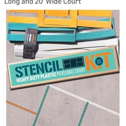 Pickleball Stencil Set