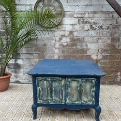 Shabby Chic End Table Cabinet