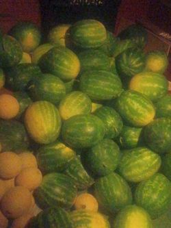 I got sweet seedeless watermolens for sale 6 bucks each